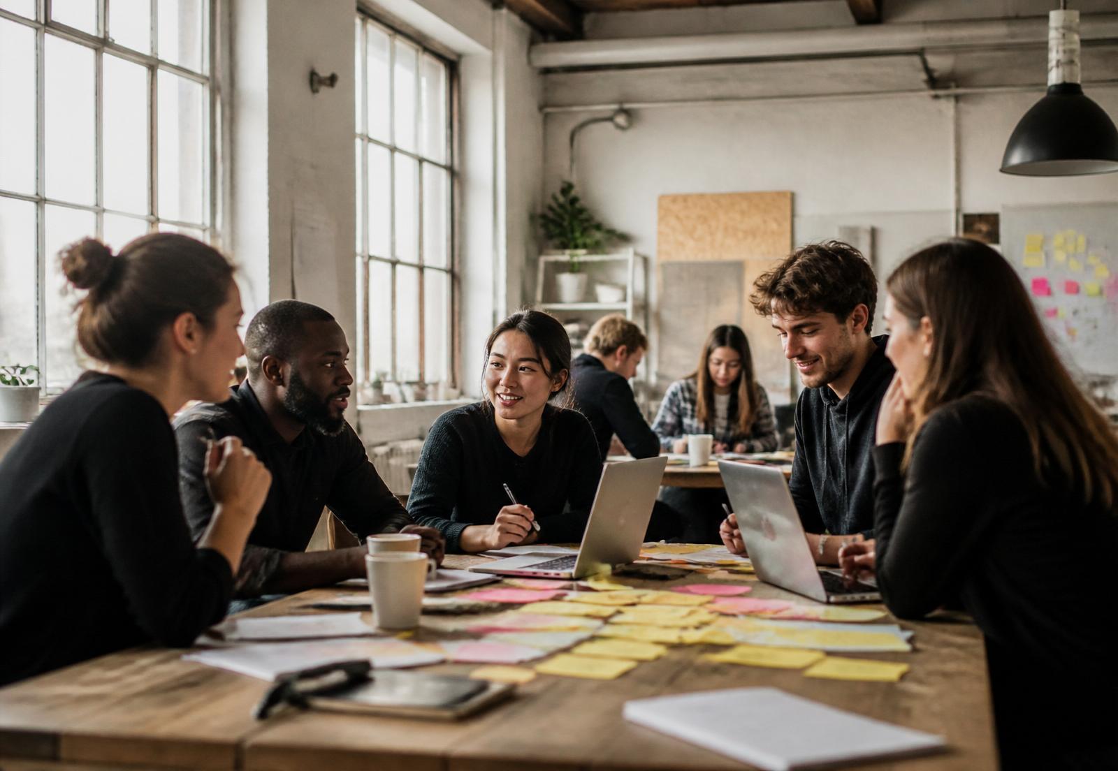 Sesión de trabajo con founders y universidad